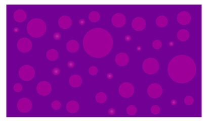 Purple gradient backdrop, with transparent pink circles, vector. AI