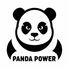 panda with a smile