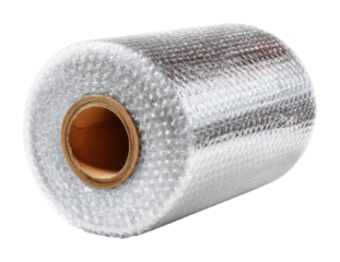 Packaging action bubble wrap roll for moving home office use in a bright view