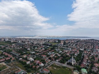 Fototapeta premium Aerial view of the area