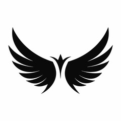 Obraz premium eagle with wings vector illustration