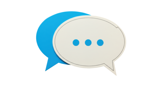 Isolated Chat Bubbles