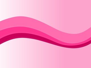 Abstract Pink Wavy Lines Background