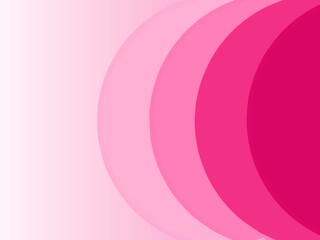 Abstract Pink Layered Curves Background
