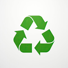 Obraz premium recycle symbol on white background