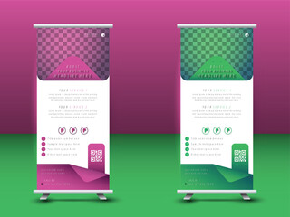 
Modern Medical DL Flyer and Rollup Banner and Rack Card Design Template
