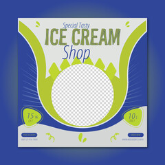 Social media post or square banner template vector design,