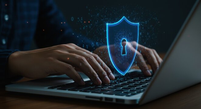 Digital security protecting data with online encryption