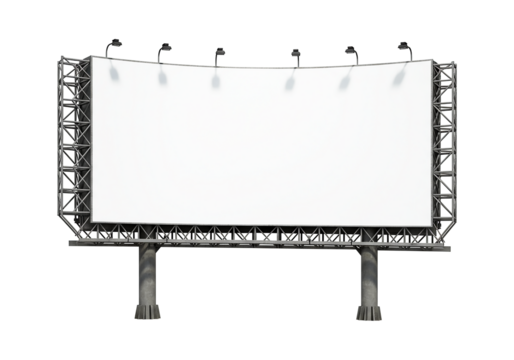 Blank Billboard  A Large-Format Advertising Space for Your Next Big Campaign, Ready for Creative Designs and impactful messages