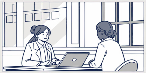 Business Meeting Illustration