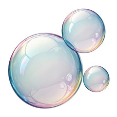 Bubbles float gracefully in air, reflecting light and creating magical atmosphere with their delicate soap film