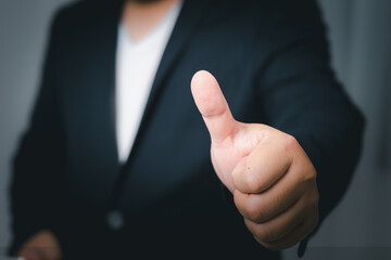 Successful business meeting professional interaction an office setting with positive affirmation