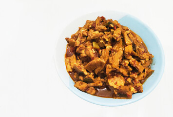 Indonesian Tofu in Sweet and Chili Sauce