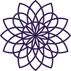 abstract flower vector