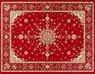 優雅なビンテージ絨毯装飾｜Elegant Vintage Carpet Decoration