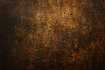 Fototapeta premium Distressed Antique Metal Surface with Gold Brown and Black Aged Texture Background