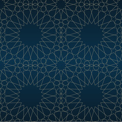 Islamic background with traditional style arabic. Seamless pattern for card, background, fabric or abstract design. Muslim ornament.