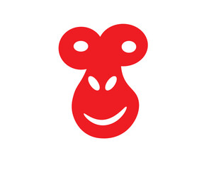 abstract monkey logo