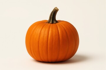 Obraz premium Single Mini Pumpkin Isolated for Halloween Decoration and Autumn Seasonal Design