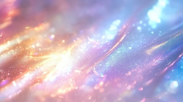 Sparkling Silver Spectrum Abstract 4K Background Image