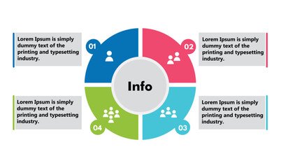 Infographic flowchart design vector