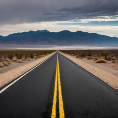 Naklejka premium road to nowhere