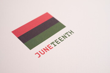 Juneteenth Independence Day. Freedom or Emancipation day. Annual american holiday, celebrated in...