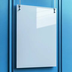 Blank White Display Board for Advertisement