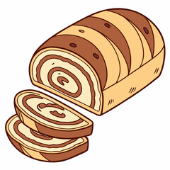 vector illustration of bread