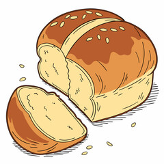 set of bread