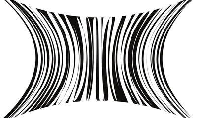 abstract simple black tweak line inflate pattern art can be used background.