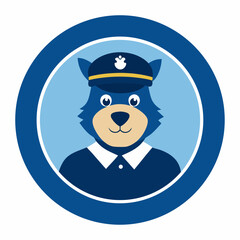 police officer cartoon