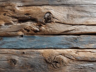 Rustic Weathered Wooden Planks Background Texture