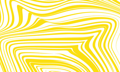 abstract simple yellow tweak line circular wave pattern art can be used background.