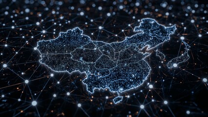 China network tech digital global connectivity