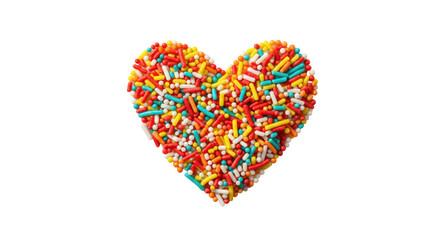 Isolated Sprinkles Heart