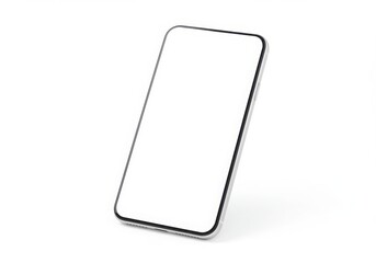 Modern smartphone mockup with blank screen