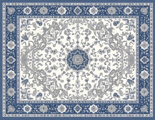 優雅なビンテージ絨毯装飾｜Elegant Vintage Carpet Decoration