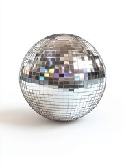 disco ball isolated on white background