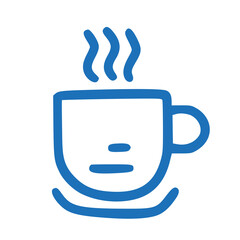 Obraz premium Hot Beverage Icon: Perfect for Cafe Menus & Websites