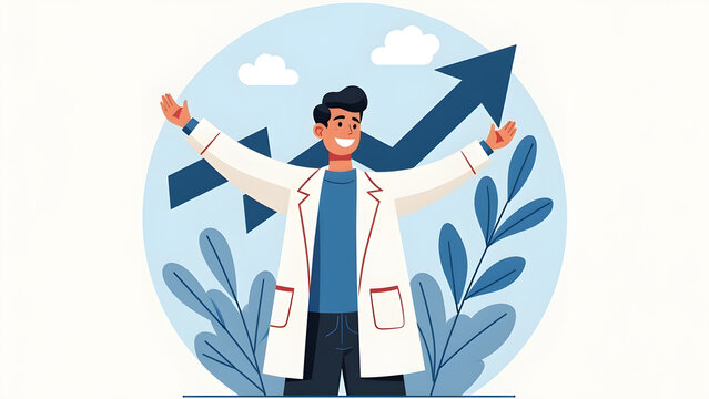 Education Progress Icon for Learning Development