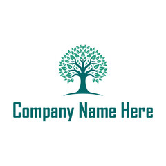 Obraz premium Natural Tree Logo Design