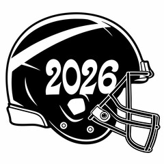 2026 american football helmet graphic design