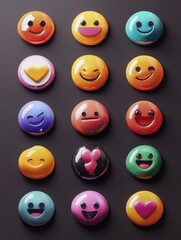 A comprehensive pack of 15 satisfaction based icons