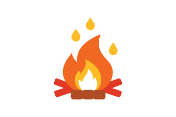 vector fire icon