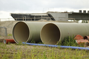 Construction Site Pipes