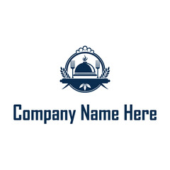 Elegant Silhouette of a Restaurant Logo 