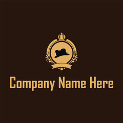 Elegant Silhouette of a Restaurant Logo 