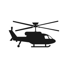 helicopter silhouette stock vector art