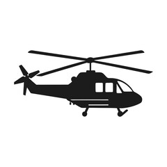 helicopter silhouette stock vector art